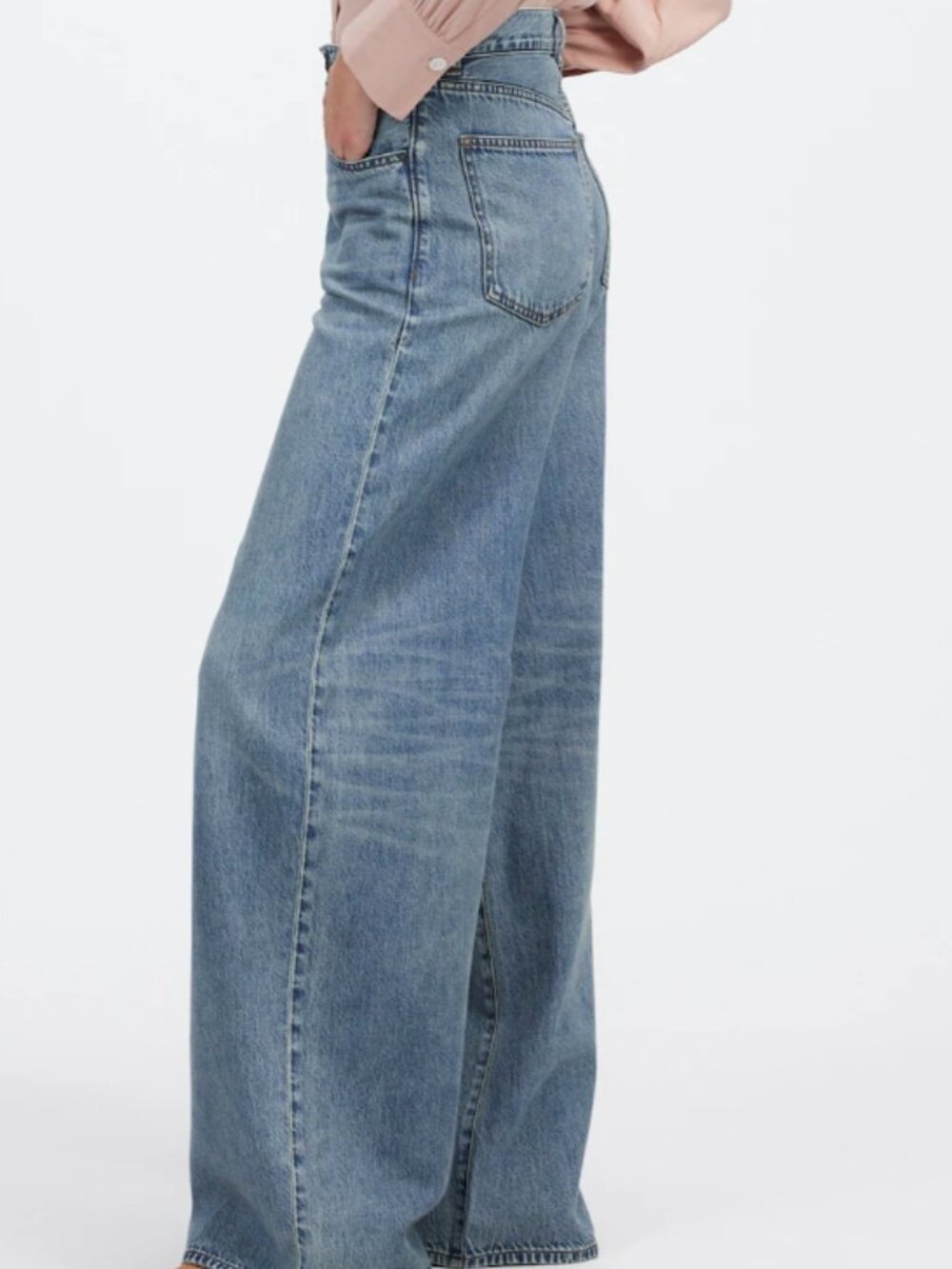 Madewell Superwide-Leg Jeans: Airy Denim Edition Size 26